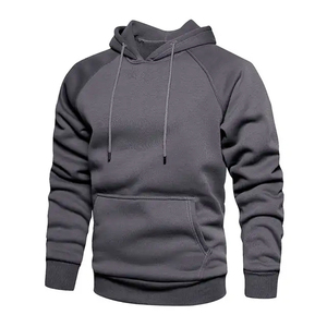 Men's Winter <b>Hoodies</b> <b>Plain</b> Dyed Customized Long Sleeve Streetwear Fashion Gym Pullover Warm Soft Fleece Breathable Eco-Friendly - Product Image 6