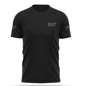 Uniformes de guardia de seguridad para hombre, de secado rápido camiseta de poliéster, ropa de trabajo con logotipo personalizado, uniforme de seguridad EMT duradero, camiseta profesional - Product Image 2