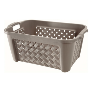 ตะกร้าเก็บของพลาสติก Arianna ขนาด 58x38x26 ซม. ดีไซน์แบบสาน สำหรับจัดระเบียบ - Product Image 2