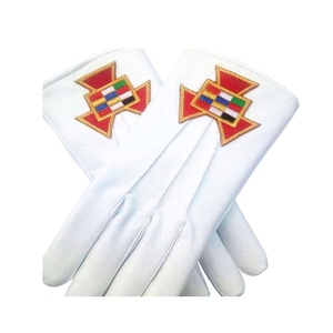 2025 taille libre 100% coton blanc personnalisé maçonnique Logo gants pour la vie quotidienne et les sports de haute qualité au meilleur prix - Product Image 1