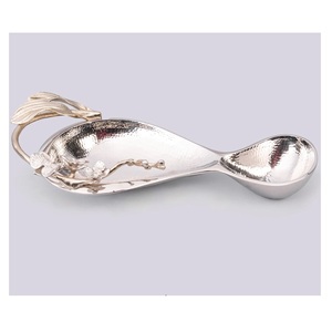 Cuencos para Servir Chocolate de Aluminio Pulido Color Plata para Frutos Secos, Galletas, Restaurantes, Fiestas, Aptos para Lavavajillas, Ecológicos - Product Image 2