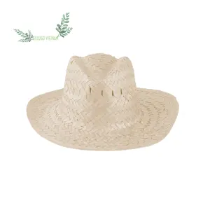 Topi jerami alami 100% untuk liburan musim panas/topi jerami INDAH UNTUK WANITA/topi jerami koboi untuk pria