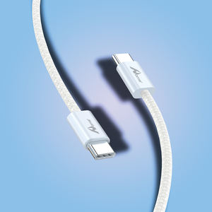 Câble de données Type-C 60W vers Type-C 2M CB-298CC blanc - Product Image 2