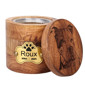 Lichtenberg Mango <b>Wood</b> Cremation <b>Urn</b> Red Resin InlayHandmade Cremation <b>urns</b> <b>for</b> Human And Pet <b>Ashes</b> - Product Image 1