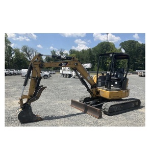 Certified Cat 304E small excavator with zero tail swing design 12 foot digging depth and 100 percent original paint - Product Image 6