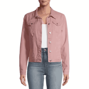 Women's Stylish <b>Long</b> Sleeve Winter <b>Denim</b> <b>Jacket</b> Comfortable Cotton-filled with Button Decoration Customized OEM Service - Product Image 6