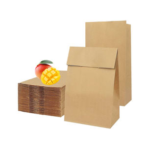 Bolsa de papel kraft reciclado marrón biodegradable respetuoso con el medio ambiente - Product Image 1