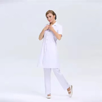 2025 uniforme médical d'hôpital unisexe blouse blanche blouse blanche de laboratoire