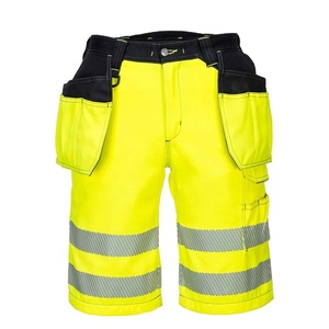 Pantalones Cortos de Alta Visibilidad con Cinta Reflectante, Secado Rápido, Impermeables, ANSI Clase 1 EN ISO 20471 Clase 3, Logotipo Personalizado - Product Image 1