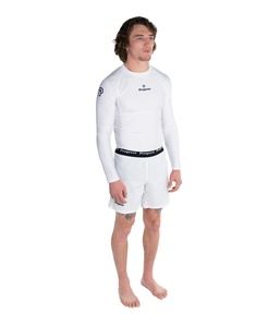 Sublimación personalizada impresa protección UV camisas de compresión Rashguard para surf BJJ MMA niños adultos Jiu Jitsu entrenamiento Spandex - Product Image 4
