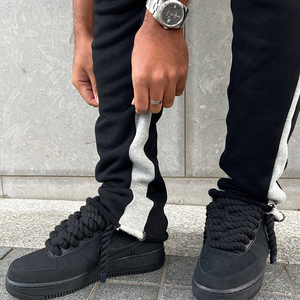 Survêtement de rue personnalisé Pantalon de survêtement évasé de haute qualité Sweat à capuche unisexe vierge Ensemble de jogging pour hommes - Product Image 2