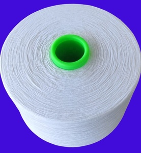 FIL BLANC DE JAVEL À EXTRÉMITÉ OUVERTE RECYCLÉ NE 6/1 8/1 10/1 16/1 20/1 24/1 30/1 FIL MÉLANGÉ DE POLYESTER DE COTON POUR LE TISSAGE - Product Image 1