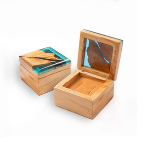 ผู้จัดจำหน่ายขายส่ง กล่องใส่เครื่องประดับเรซิ่นเพ้นท์มือ สีตามสั่ง เป็นมิตรกับสิ่งแวดล้อม ของตกแต่งบ้าน ของขวัญงานแต่งงาน ขายดี - Product Image 1