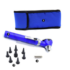 เครื่องตรวจหูคอจมูกแบบ LED เครื่องมือทางการแพทย์ไฟเบอร์ออปติกสแตนเลส - Product Image 3