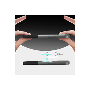 Funda Protectora de Doble Capa Compatible con MagSafe para iPhone 15, Funda de Silicona Suave con Acabado Esmerilado, Protección Antigolpes, Color Gris - Product Image 2