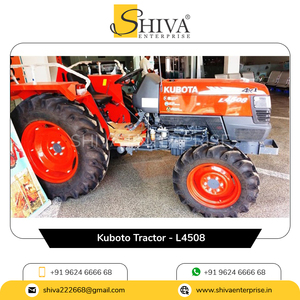 รถแทรกเตอร์คูโบต้า L4508 ได้รับการรับรองมาตรฐาน CE ความแม่นยำสูง น้ำหนัก 1395 กก. ระบบขับเคลื่อน 4x4 สำหรับใช้งานในฟาร์ม จัดส่งโดยตรงจากญี่ปุ่นไปยังอินเดีย - Product Image 3