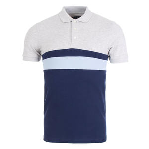 Logotipo personalizado de Color sólido 100% algodón para hombre para Polo camisa de alta calidad liso en blanco para hombre para Polo camisetas de tela de punto - Product Image 1