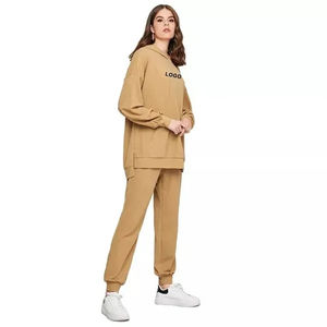 Conjunto de chándal para mujer Venta al por mayor de chándal de algodón informal personalizado para mujer Chándal para mujer - Product Image 2