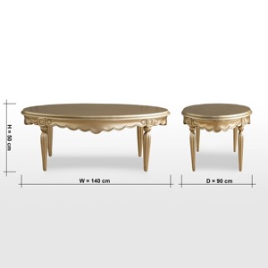 Table cylindrique ronde élégante en or conçue pour les chambres à coucher et les coins décoratifs avec un attrait intemporel - Product Image 5