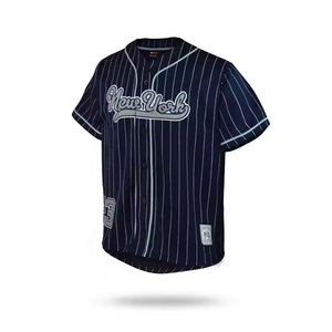 Customizable 100% Polyester <b>Baseball</b> Softball Jersey Fully Sublimated Team Wear Embroidered Logo Button Closure Plus Size - Product Image 2
