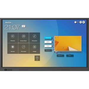 Écran tactile interactif plat 4K 120Hz de 75 pouces noir, accessoires interactifs intelligents - Product Image 3