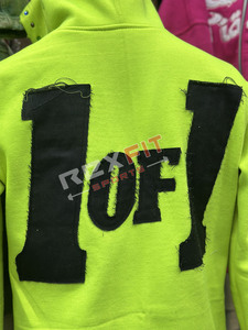 2026 nouvelle taille confortable imprimé fermeture éclair à capuche 100% coton polaire respirant écologique fabriqué à l'usine pas cher prix unisexe - Product Image 6