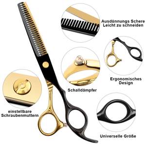 Tijeras de peluquería de alta calidad Tijeras de peluquería con servicio OEM Tijeras de peluquero de corte de pelo de acero inoxidable de alta garantía - Product Image 2