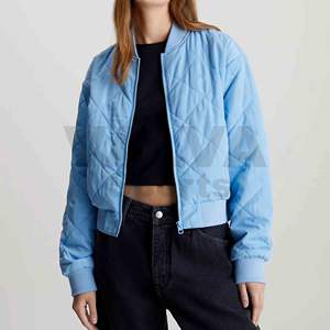 Winter Warm Bubble Puffer Jacket Manteaux en nylon respirant avec Shiny Light Zipper Puffer Coat personnalisé selon votre marque. - Product Image 1