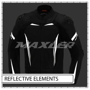 Veste de moto imperméable pour homme, de qualité supérieure, dernier design, rembourrage doux, confortable, en cuir véritable. - Product Image 4