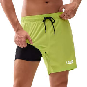 Pantalones Cortos de Compresión para Hombre de Alto Rendimiento, Impresión Personalizada OEM, Elásticos en Cuatro Direcciones, Transpirables, Ropa Deportiva Atlética al por Mayor - Product Image 5