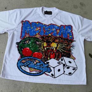 เสื้อยืดผ้าฝ้าย100% สำหรับผู้ชายเสื้อยืดพิมพ์ลายไม่จำกัดเพศเสื้อยืดพิมพ์ลายเสื้อยืดโลโก้แบบสั่งทำขนาดใหญ่เสื้อยืดสำหรับผู้ชาย - Product Image 4