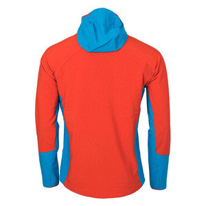 เสื้อแจ็คเก็ตกันลมผ้าแคนวาสสำหรับผู้ชาย ขายส่ง รับผลิตแบบ OEM พร้อมปักโลโก้ด้านหน้า ปิดกระดุมแบบมีฝาปิด สีและขนาดตามสั่ง - Product Image 2