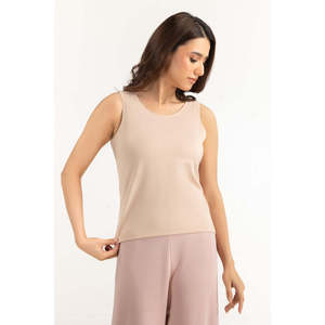 Camisetas de Tirantes de Punto para Mujer, Corte Regular, Cómodas, Cuello Cuadrado, Transpirables, Talla Única, Logotipo Personalizado WM-KTP-WS25-300 - Product Image 2