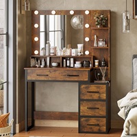 Vente en gros de meubles de luxe-Table de maquillage-meubles de chambre à coucher en bois-dressing-bureau de maquillage en MDF