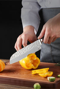 Venta al por mayor personalizado OEM ODM cubertería fábrica Damasco cuchillo japonés ultra afilado Pakka mango de madera cuchillo de cocina de acero inoxidable - Product Image 6