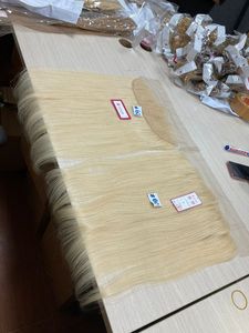 100% ใสสำหรับวิกผมสีบลอนด์13x4 13X6 HD ผมเรมี่ผมธรรมชาติแบบคู่ - Product Image 3