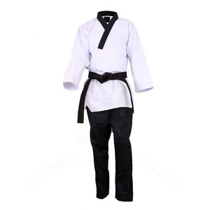 Venta al por mayor nuevo diseño personalizado OEM ligero Taekwondo uniforme precio de fábrica Color sólido Taekwondo uniforme secado rápido transpirable - Product Image 3