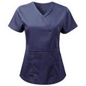 Últimos diseños de alta calidad Hospital uniforme laboratorio Scrub totalmente personalizado médico enfermería Scrubs Hospital uniformes - Product Image 3