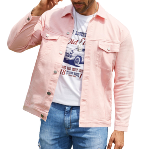 Chaqueta Vaquera para Hombre, Diseño Personalizado, Servicio OEM, Chaqueta de Moda de Invierno, Chaqueta Vaquera Más Vendida para Hombre - Product Image 3