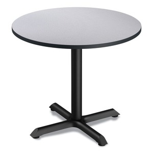 อเลรา ALETTRD36WG 35.5 นิ้ว โต๊ะเมลามีนแบบกลับด้านได้ ดีไซน์ร่วมสมัย สีขาว/เทา ขนาด 35.5 นิ้ว เส้นผ่านศูนย์กลางของหน้าโต๊ะ - Product Image 4