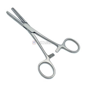 Ferguson Angiotribe Mandíbulas dentadas quirúrgicas manuales Fórceps rectos de 18cm con instrumentos médicos vasculares de clase de presión - Product Image 1