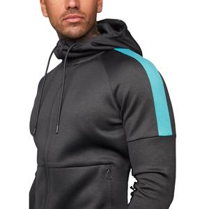Activewear transpirable compresión 2 piezas al aire libre Slim Fit ropa deportiva hombres chándales para hombres Jogging Gym Wear - Product Image 5