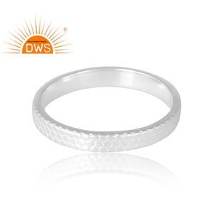 Nuevo diseño de patrón 925 anillo de banda de plata esterlina para mujer joyería personalizada para mujer regalo para ella. - Product Image 4