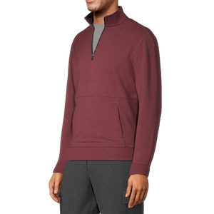 Automne demi fermeture éclair nouveau sweat à capuche lourd hommes quart Zip pull sur sweat à capuche sweat avec fermeture éclair - Product Image 3