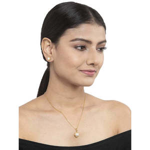 Fino # # # #   Juego de Pendientes CLARA de Plata de Ley 925 con Perla Real Aki y Baño de Oro y Rodio, Regalo Perfecto para Mujeres y Niñas - Product Image 4