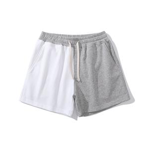 Short de sport unisexe personnalisé pour hommes, en coton respirant, séchage rapide, tendance, tricoté, taille moyenne, couleurs contrastées - Product Image 1