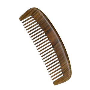 การออกแบบที่หรูหราและดูหวีไม้สุขภาพดีหวีไม้ไร้รอยต่อป้องกันไฟฟ้าสถิตย์สำหรับเขาและใช้ในบ้านและร้านเสริมสวย - Product Image 5