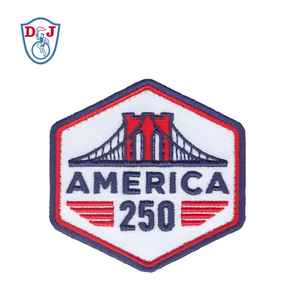 Parche bordado América 250 aniversario Estatua de la libertad evento insignia parche - Product Image 3