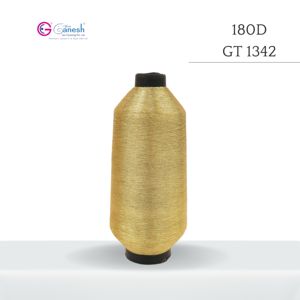 Fil à broder en polyester GT 1342 haute ténacité fil métallique polyvalent durable S Type S Lurex fil de type MS - Product Image 1