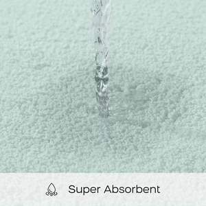 Tapis de bain en velours épais, écologique, antidérapant, doux, absorbant l'eau, jacquard brodé, polyester, imprimé animal, pour la maison et l'hôtel - Product Image 3